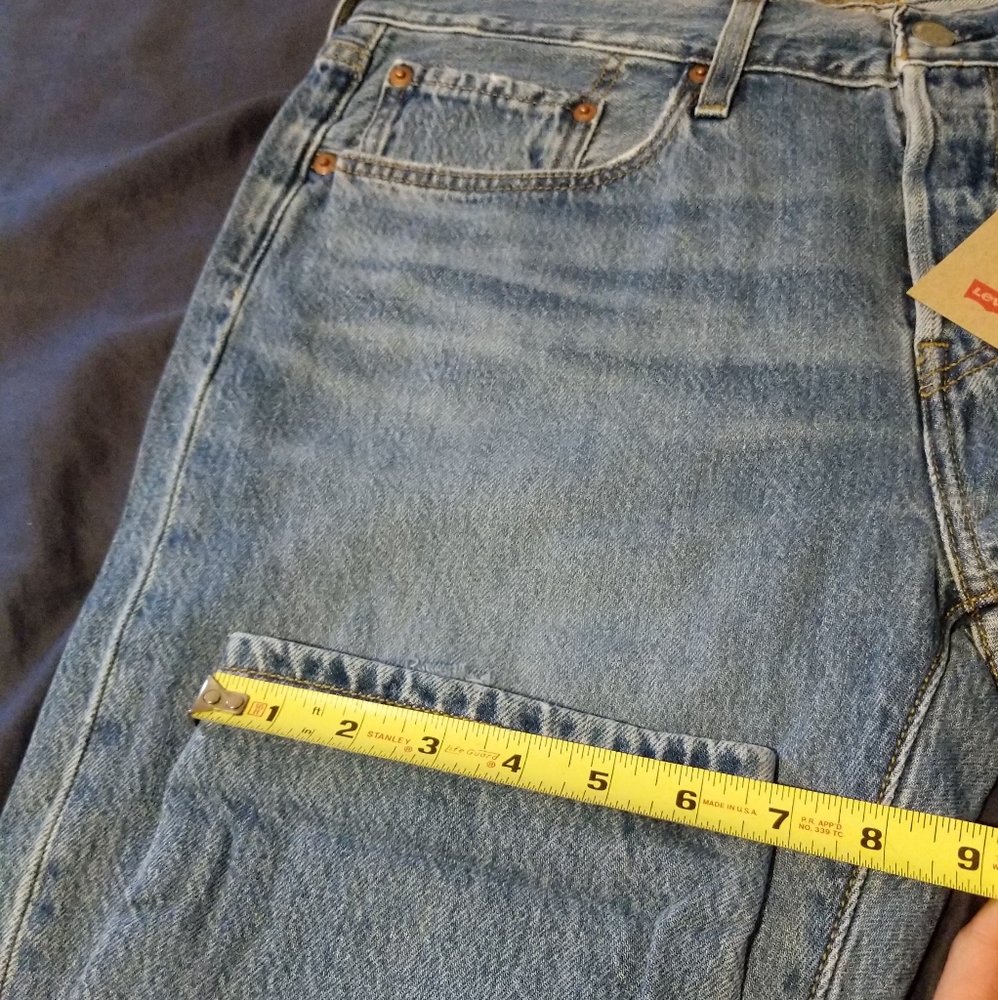 Levi's 501 T Taper Ankle Jeans Sansome Light - Picture 7 of 7
